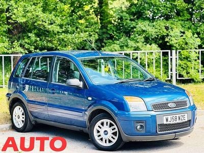 Used Ford Fusion Zetec 99 HP (72 kW) 2008 Blue Hatchback