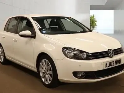 Used VW Golf VII GT 140 HP (102 kW) 2013 White Hatchback