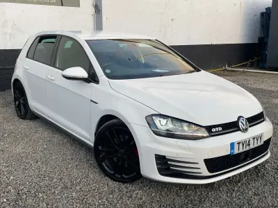 Used VW Golf VII GTD 150 HP (110 kW) 2014 White Hatchback