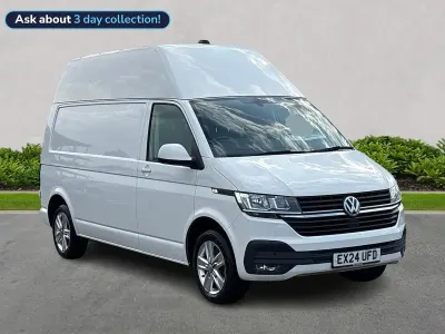 Used VW T7 Highline 204 HP (150 kW) 2024 White Van