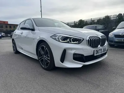 Used BMW 118 M Sport 134 HP (98 kW) 2023 White Hatchback
