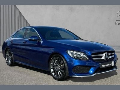 Used Mercedes C250 AMG Line Premium Plus 200 HP (147 kW) 2017 Blue Sedan