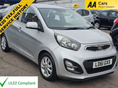 Used Kia Picanto 68 HP (50 kW) 2011 Silver Hatchback