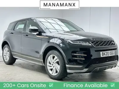 Used Land Rover Range Rover evoque R-Dynamic 249 HP (183 kW) 2020 Black SUV