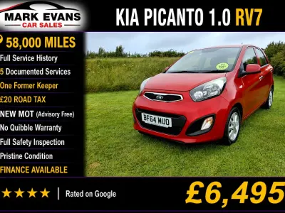 Used Kia Picanto 68 HP (50 kW) 2014 Red Hatchback