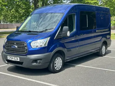 Used Ford Transit Trend 125 HP (91 kW) 2015 Blue Van