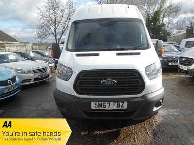 Used Ford Transit 130 HP (95 kW) 2017 White Van