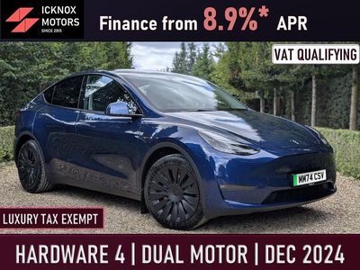 Blue Used 2024 Tesla Model Y Long Range AWD SUV | £33,495 (Expensive)