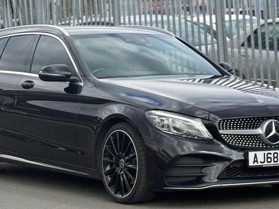 Used Mercedes C220 AMG Line Premium 194 HP (142 kW) 2019 Black Estate