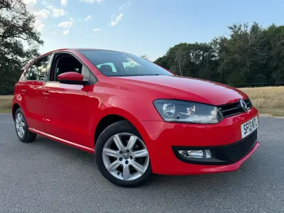 Used VW Polo Match 60 HP (44 kW) 2013 Red Hatchback