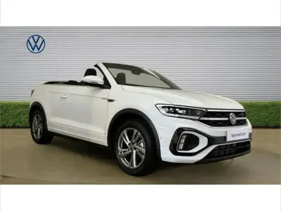 New VW T-Roc Cabriolet R-line 147 HP (108 kW) 2026 White Cabriolet