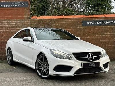 Used Mercedes E220 AMG line 177 HP (130 kW) 2016 White Coupe