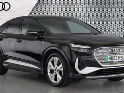 Used Audi Q4 e-tron S-Line 150 kW (204 HP) 2023 Black SUV