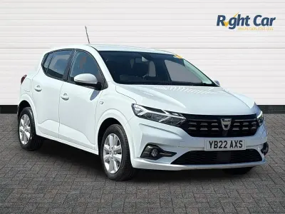 Used Dacia Sandero Comfort 91 HP (66 kW) 2022 White Hatchback