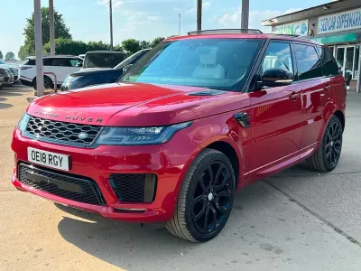 Used Land Rover Range Rover Sport Autobiography Dynamic 339 HP (249 kW) 2018 Red SUV