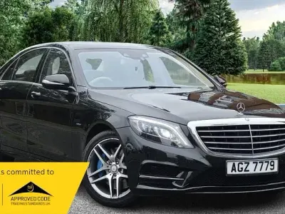 Used Mercedes S500 PLUG-IN HYBRID AMG line 2016 Black Sedan