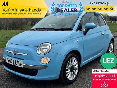 Used Fiat 500 Lounge 69 HP (50 kW) 2014 Blue Hatchback