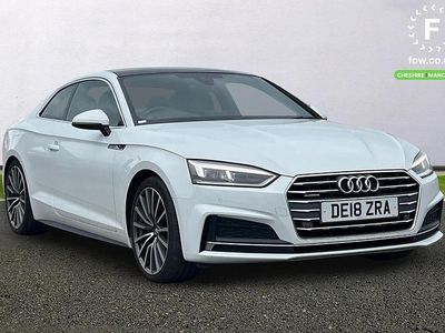 Used Audi A5 S-Line 190 HP (139 kW) 2018 White Coupe