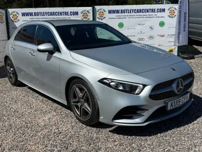 Used Mercedes A180 AMG Line Premium 116 HP (85 kW) 2019 Silver Hatchback