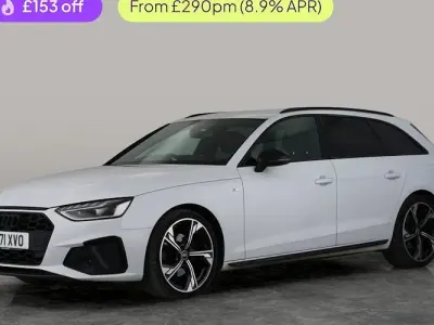 Used Audi A4 Black Edition 163 HP (119 kW) 2021 White Estate