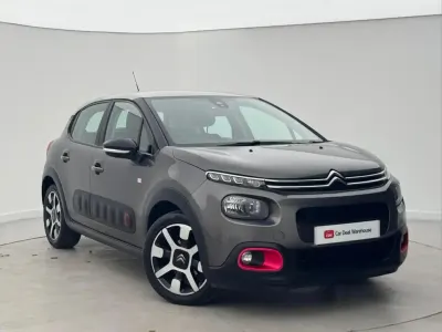 Used Citroën C3 PureTech 80 HP (58 kW) 2018 Grey Hatchback