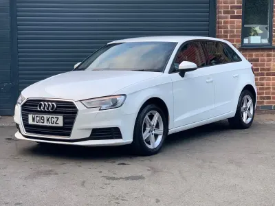 Used Audi A3 S-Line 2019 White Sedan