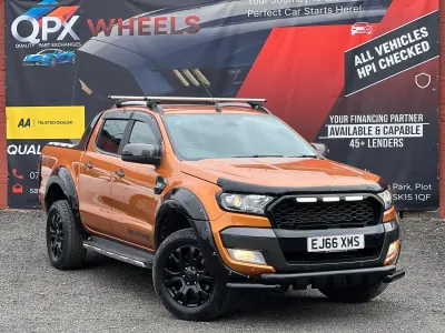 Usado Ford Ranger Wildtrack 200 CV (147 kW) 2017 Naranja Pickup/Camioneta
