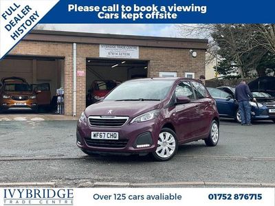 Used Peugeot 108 Active 68 HP (50 kW) 2017 Purple Hatchback