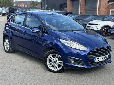 Used Ford Fiesta Zetec 100 HP (73 kW) 2014 Blue Hatchback