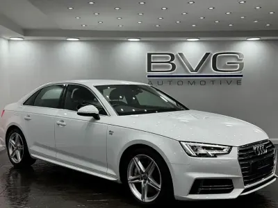 Begagnad Audi A4 S-Line 272 HK (200 kW) 2016 Vit Sedan