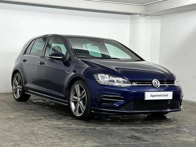Used VW Golf VII R-line 150 HP (110 kW) 2019 Blue Hatchback