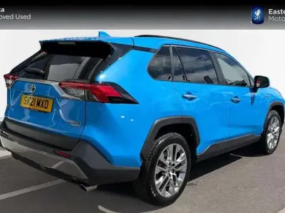 Used Toyota RAV4 Hybrid 218 HP (160 kW) 2021 Blue SUV