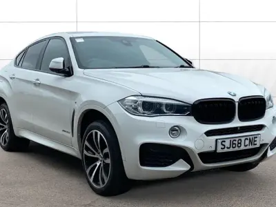 Used BMW X6 M Sport 258 HP (189 kW) 2018 White SUV