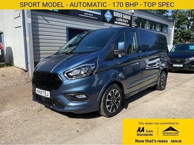 Used Ford Transit Custom Sport 170 HP (125 kW) 2019 Blue Van