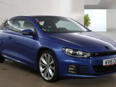 Used VW Scirocco R-line 184 HP (135 kW) 2015 Blue Coupe