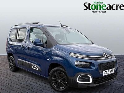 Used Citroën Berlingo Flair 101 HP (74 kW) 2021 Blue MPV