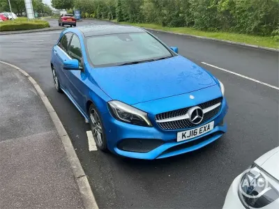 Used Mercedes A200 AMG Line Premium Plus 2016 Blue Hatchback