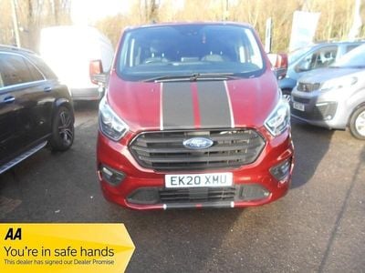 Red Used 2020 Ford Transit Custom Sport Van | £18,999 (Fair price)