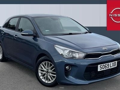 Used Kia Rio 83 HP (61 kW) 2019 Blue Hatchback