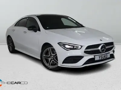 Used Mercedes CLA220 AMG line 190 HP (139 kW) 2021 White Sedan
