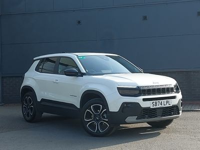 White New 2025 Jeep Avenger Summit SUV | £20,498 (Fair price)