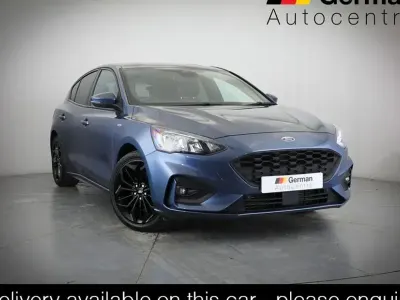 Used Ford Focus ST-Line X 125 HP (91 kW) 2019 Blue Hatchback
