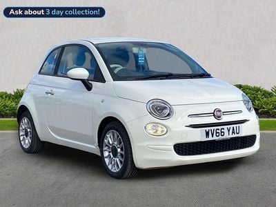 Used Fiat 500 Pop Star 69 HP (50 kW) 2016 White Hatchback
