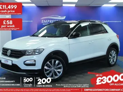 Usado VW T-Roc Design 115 HP (84 kW) 2018 Branco SUV