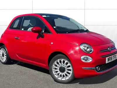 Używany Fiat 500 Lounge 69 KM (50 kW) 2018 Czerwony Hatchback