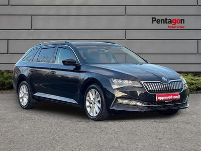 Black Used 2021 Skoda Superb SE Technology Estate | £15,400 (Fair price)