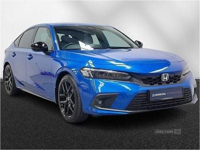 Used Honda Civic Sport 2023 Blue Hatchback