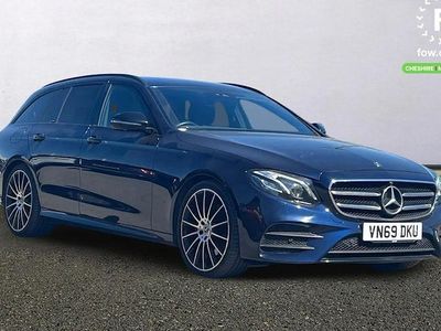 Begagnad Mercedes E220 AMG line 194 HK (142 kW) 2019 Blå Kombi