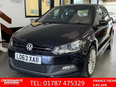 Used VW Polo BlueGT 140 HP (102 kW) 2014 Black Hatchback
