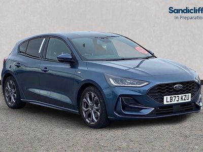 Used Ford Focus ST-Line 280 HP (205 kW) 2023 Blue Hatchback